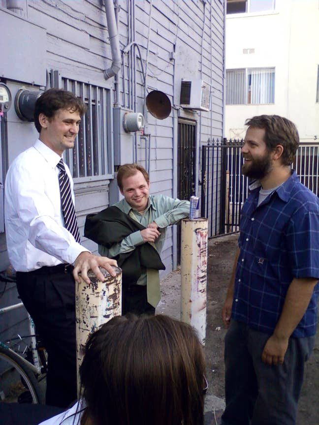 Behind the scenes of actors showcase